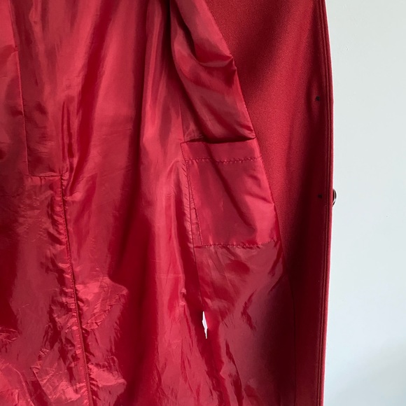 Victoria Secret Red Trench Coat - Picture 9 of 12